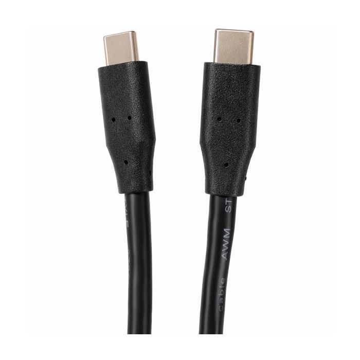 Дата кабель Kingda USB-C to USB-C 1.8m 60W black Фото