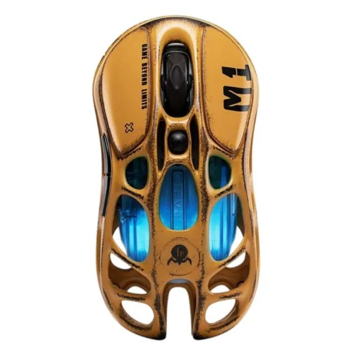 Мышка GravaStar Mercury M1 Pro Wireless/Bluetoot/USB Yellow Фото
