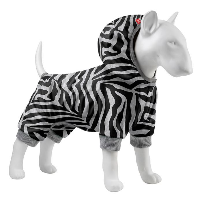 Комбинезон для животных WAUDOG Clothes "Зебра" софтшелл S32 Фото