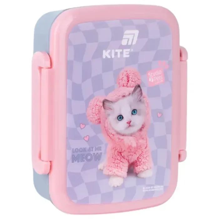 Ланч-бокс детский Kite Studio Pets, 420 мл Фото
